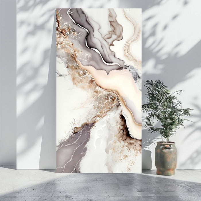 2/10FT Waterproof Wood Grain UV Marble Sheet Wall Panel for Home Decoration - DY2438