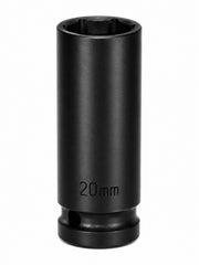 20mm 1/2" Drive Deep Impact Socket – 6-Point CR-MO Steel