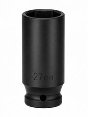 27mm 1/2" Drive Deep Impact Socket – 6-Point CR-MO Steel