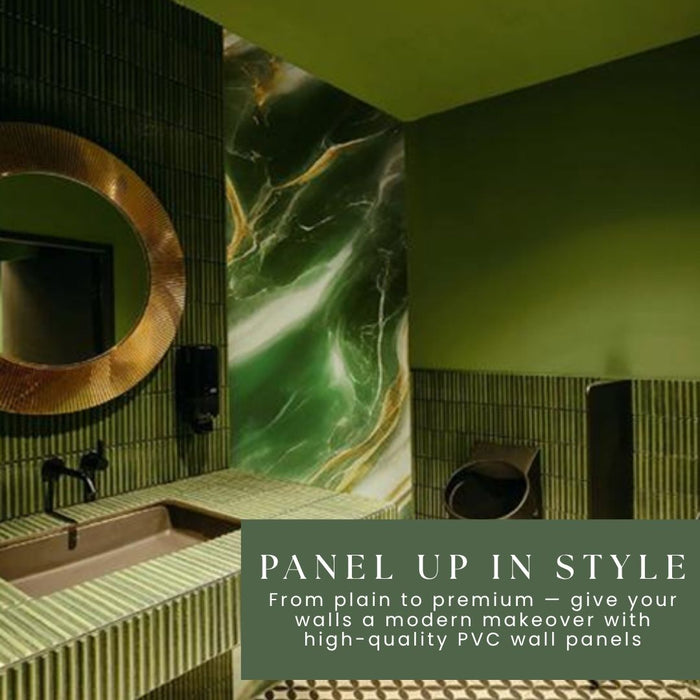 2/10FT Waterproof Wood Grain UV Marble Sheet Wall Panel for Home Decoration - DY2430