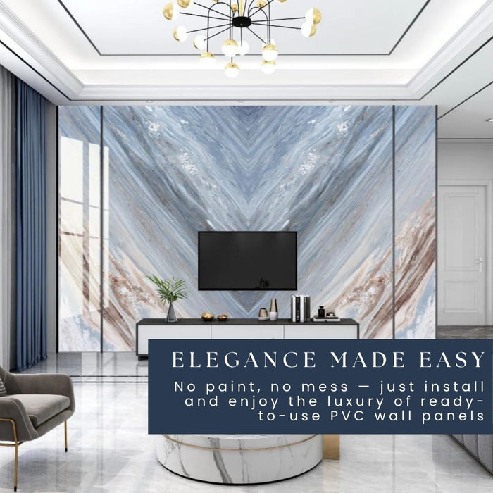 4/8FT 3D PVC Marble Wall Panels - BLD-054