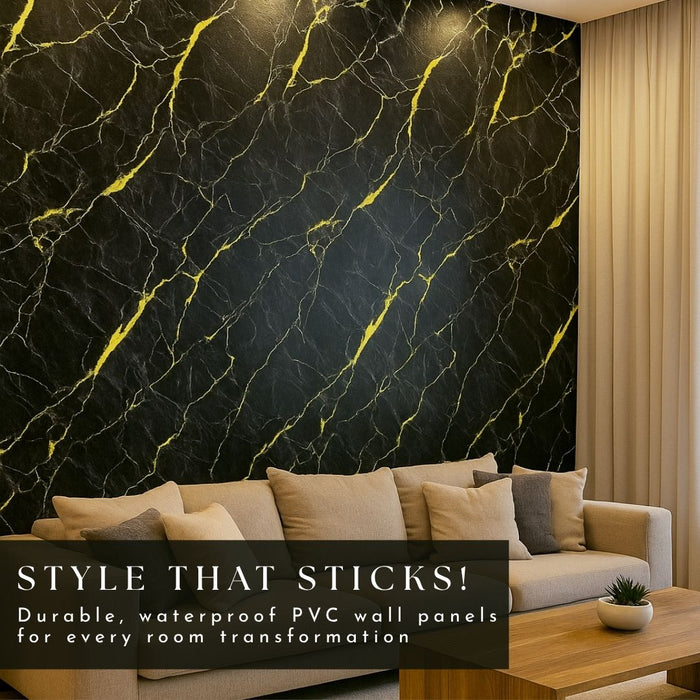 2/10FT Waterproof Wood Grain UV Marble Sheet Wall Panel for Home Decoration - LJ24823T