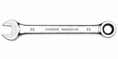 32mm Ratcheting Chrome Vanadium Metric Combination Wrench Hand Tool