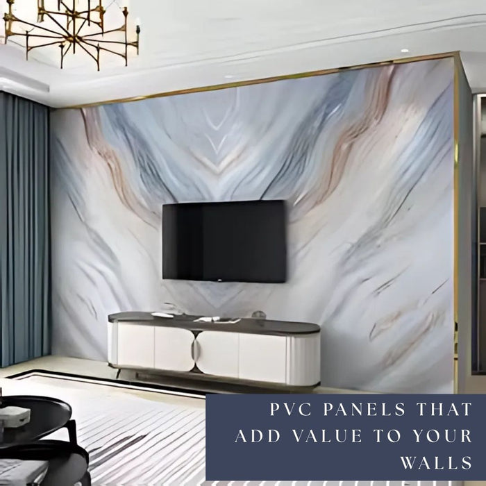 4/8FT 3D PVC Marble Wall Panels - BLD-776