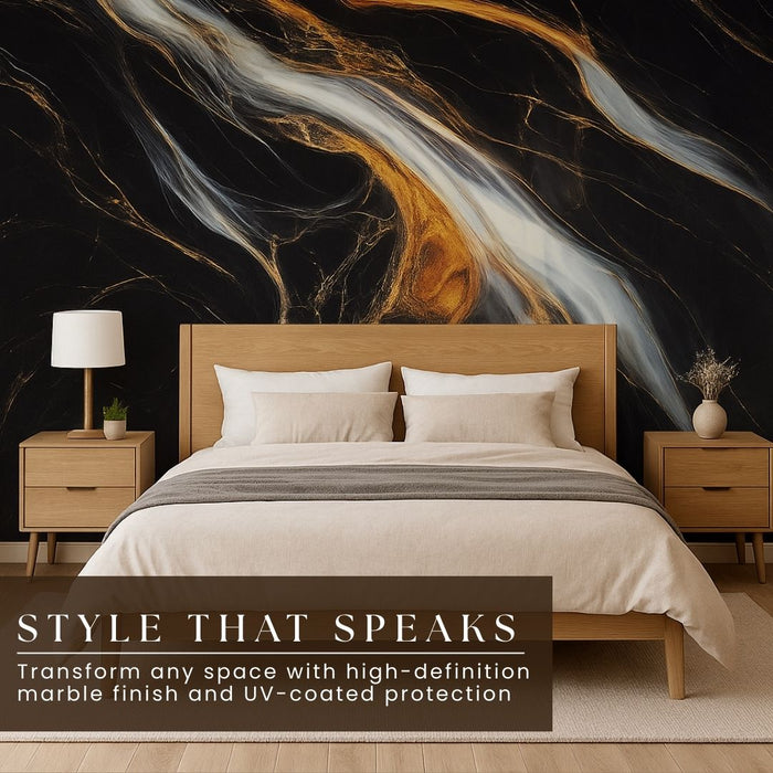 2/10FT Waterproof Wood Grain UV Marble Sheet Wall Panel for Home Decoration - DY2431