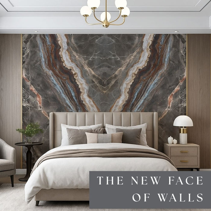 4/8FT 3D PVC Marble Wall Panels - BLD-651