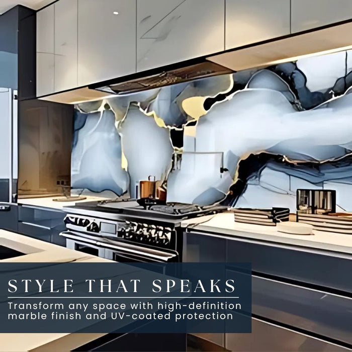 2/10FT Waterproof Wood Grain UV Marble Sheet Wall Panel for Home Decoration - DY2442