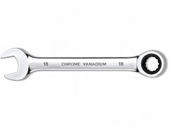 18mm Ratcheting Combination Wrench Chrome Vanadium CRV Metric Hand Tool