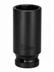 32mm 1/2" Drive Deep Impact Socket – 6-Point CR-MO Steel