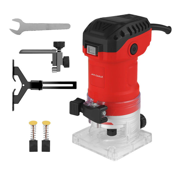 WT635M Router Tool 580W High-Speed Wood Router 32,000 RPM Electric Trim Router Compact Palm Router Plunge Router for Woodworking Edge