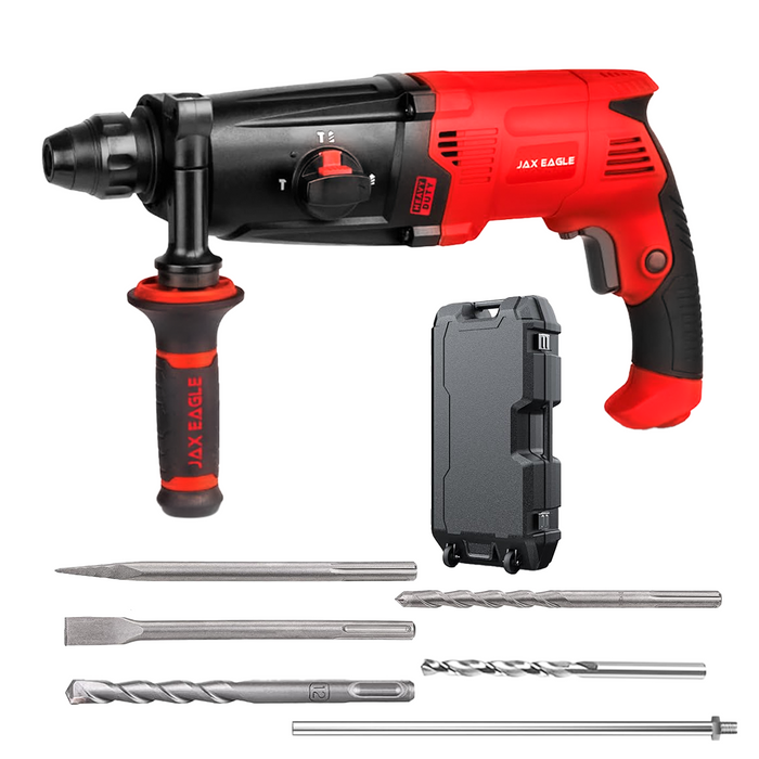 Rotary Hammer - RH2603PLUS Heavy-Duty SDS-Plus Hammer Drill for Concrete, Masonry & Demolition