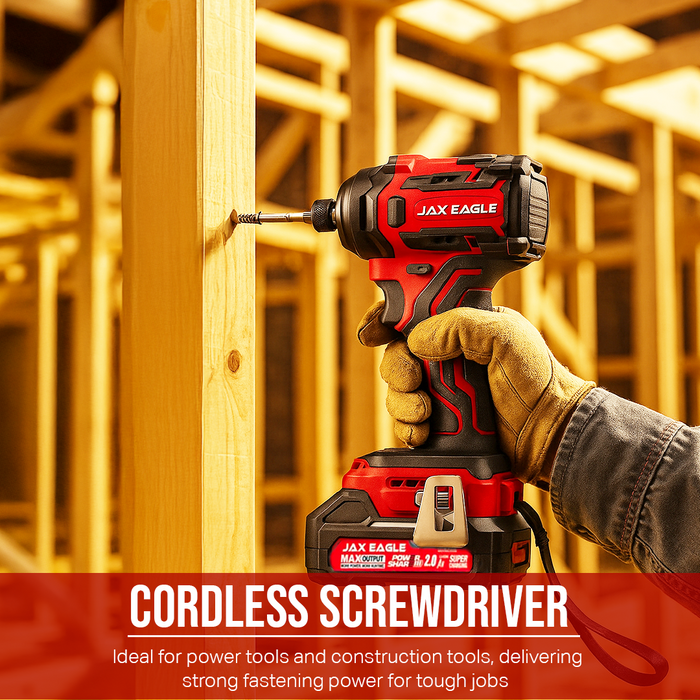 CV250PRO 20V Cordless Screwdriver, Electric Screwdriver with 250Nm Torque, 4-Speed Power Screwdriver