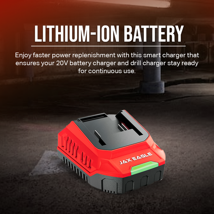 MC20 20V 2.0A Fast Charger for Lithium-Ion Battery Packs