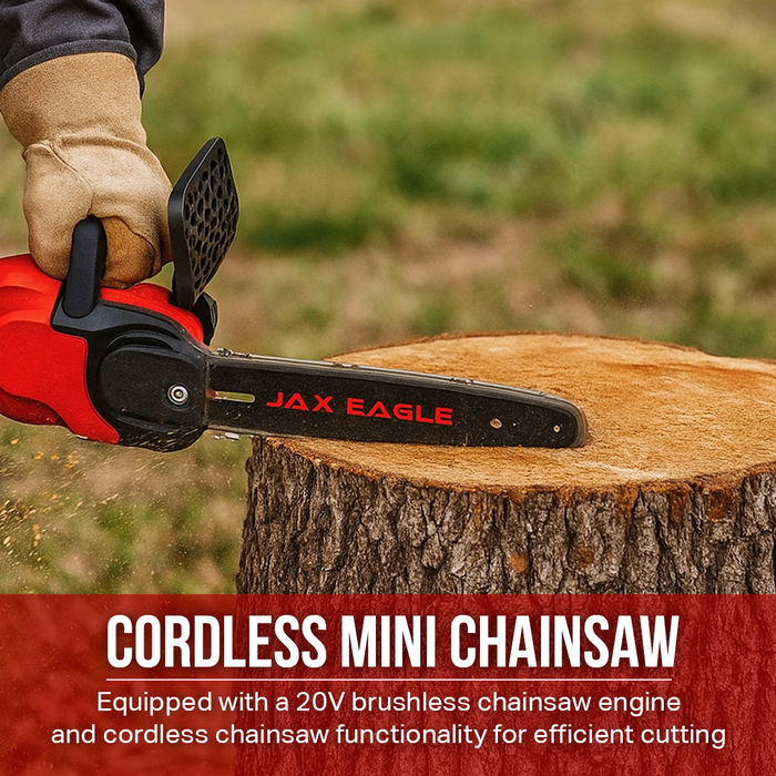 20V Mini Chainsaw Cordless Brushless Electric Chainsaw with Soft Start 6m/s - CS06BLC