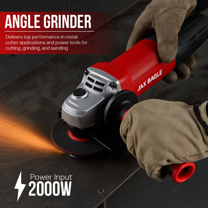 Angle Grinder - AG2000 Heavy-Duty Corded Power Angle Grinder for Cutting & Grinding