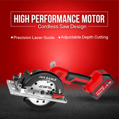 20V Cordless Circular Saw with Brushless Motor and Precision Laser Guide - CS05BL