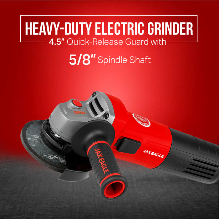 Power Angle Grinder - AG900R Heavy-Duty Corded Grinder for Cutting, Grinding & Polishing