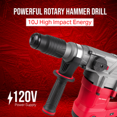 RH4002 Heavy-Duty Rotary Hammer Drill – 1600 W SDS Plus Electric Drill