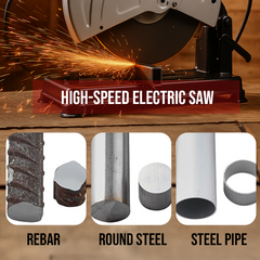 14-Inch (355mm) Metal Chop Saw CS2800PLUS – 2800W Heavy-Duty Cut Off Tool Machine