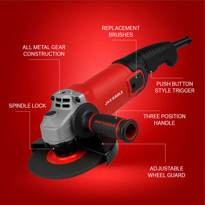 Angle Grinder - AG2000 Heavy-Duty Corded Power Angle Grinder for Cutting & Grinding