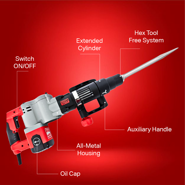 Demolition Hammer DH3503 – Heavy-Duty Jackhammer for Concrete Breaking