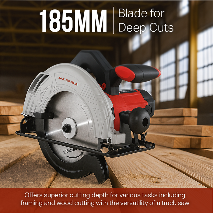 185mm Circular Saw - CS1500 High-Performance Electric Wood Cutting Saw