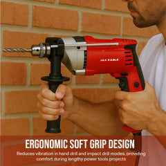 Impact Drill - ID1100 Heavy-Duty Electric Power Drill for Concrete, Metal, and Wood