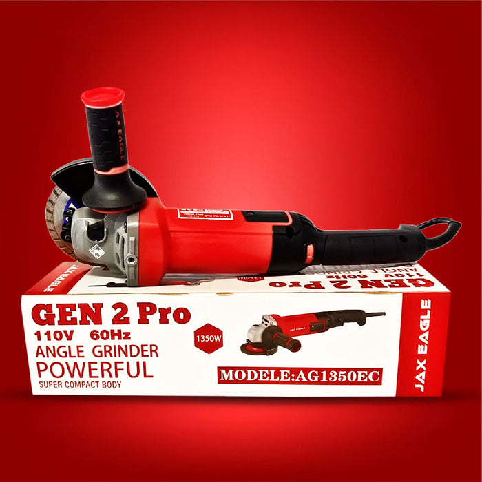 Power Angle Grinder - AG1350EC  Variable Speed Corded Grinder for Cutting, Grinding & Polishing