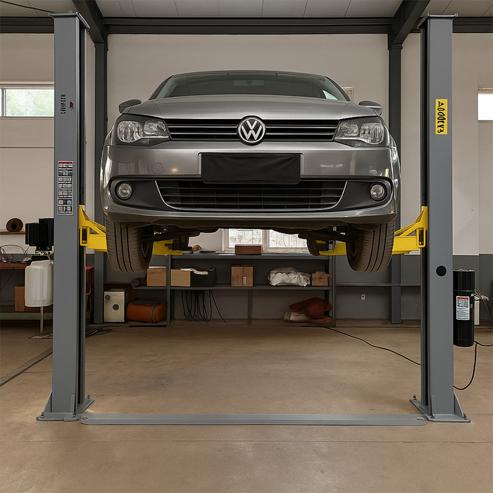 JAXEAGLE 2 Post Automotive Car Lift, 8500 lbs Capacity, 110V 60HZ Powerful Motor with Single Point Lock Release