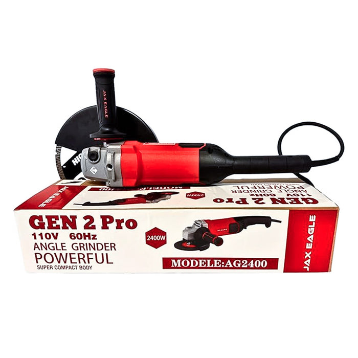 Angle Grinder - AG2400 Heavy-Duty Corded Power Angle Grinder for Cutting & Grinding