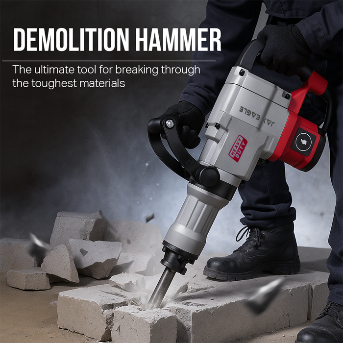 DH6501CP Jack Hammer Concrete Breaker | 1600W Heavy-Duty Demolition Hammer