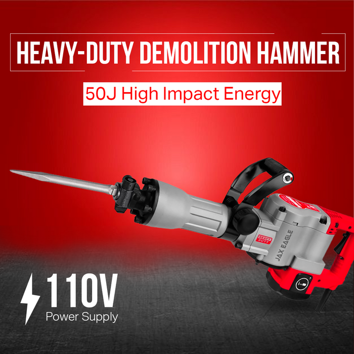 DH6501CP Jack Hammer Concrete Breaker | 1600W Heavy-Duty Demolition Hammer