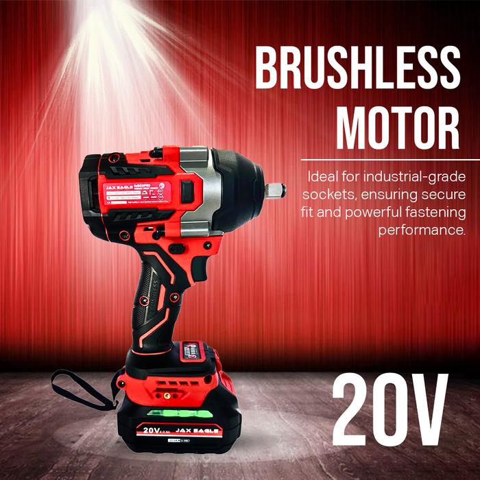 IW850PRO 20V Brushless Cordless Impact Wrench, 1/2 Inch Impact Gun, 850Nm Torque, Electric Impact Wrench