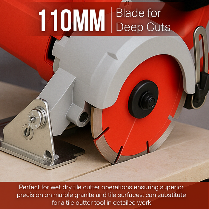 110mm Marble Cutter CS1350 High-Speed Electric Stone & Tile Cutting Saw