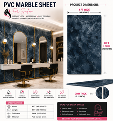 4 × 8 FT 3D PVC Marble Wall Panels - BLD-1133