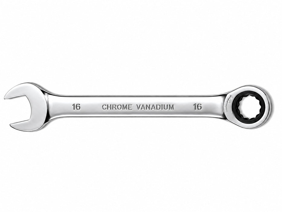 16mm Ratcheting Combination Wrench Chrome Vanadium CRV Metric Hand Tool