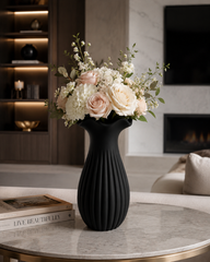 Modern Decorative Vases Set In Varied Colors And Sizes For Home Decor