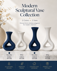 Modern Decorative Vases Collection In Various Colors And Sizes For Home Decor