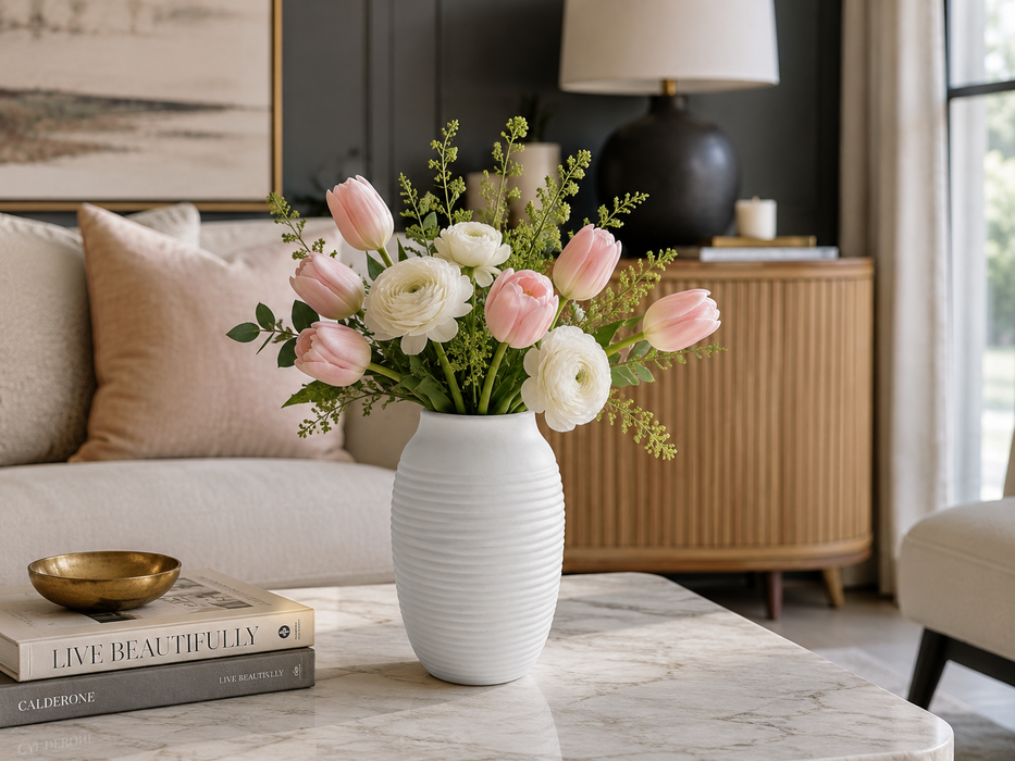 Modern Decorative Vases In Various Colors And Sizes