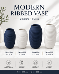 Modern Decorative Vases Set in Assorted Colors for Home Decor