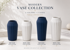 Modern Decorative Vases Set Assorted Colors For Living Room And Home Decor