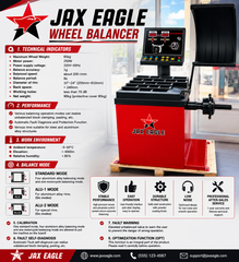 JAX EAGLE Computerized Wheel Balancer