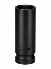 22mm 1/2" Drive Deep Impact Socket – 6-Point CR-MO Steel