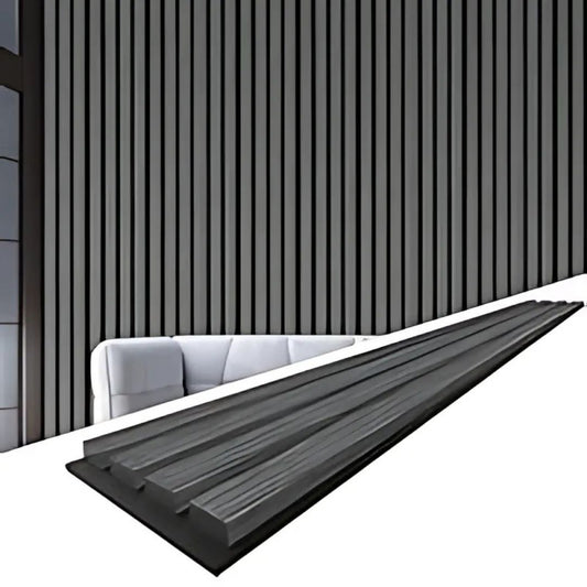 2/10FT Wooden Acoustic Panels - Grey Panel