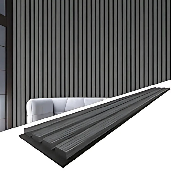 2/10FT Wooden Acoustic Panels - Grey Panel