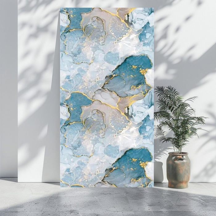 2/10FT Waterproof Wood Grain UV Marble Sheet Wall Panel for Home Decoration - LJ24815T