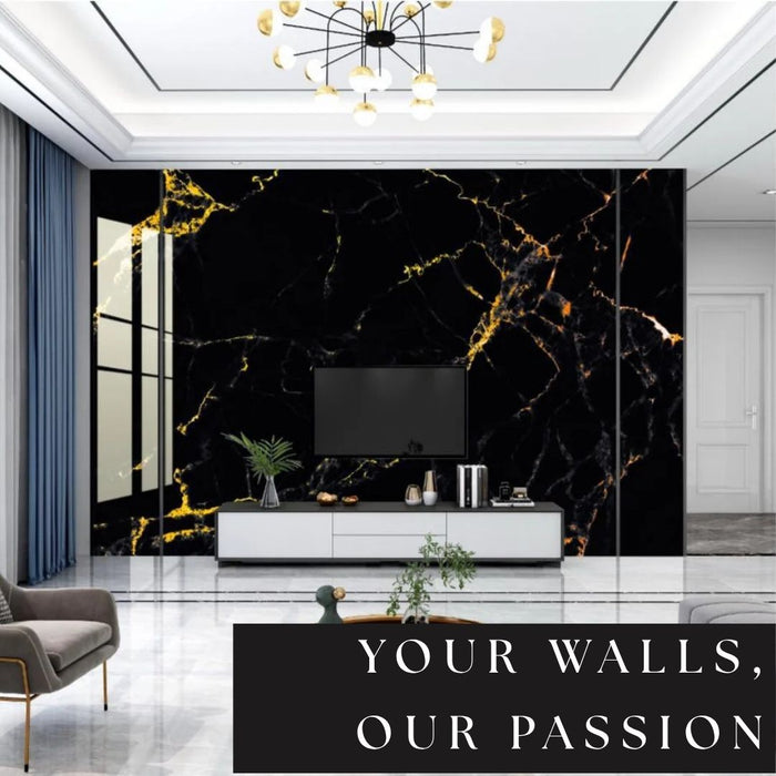 4/8FT 3D PVC Marble Wall Panels - BLD-1666