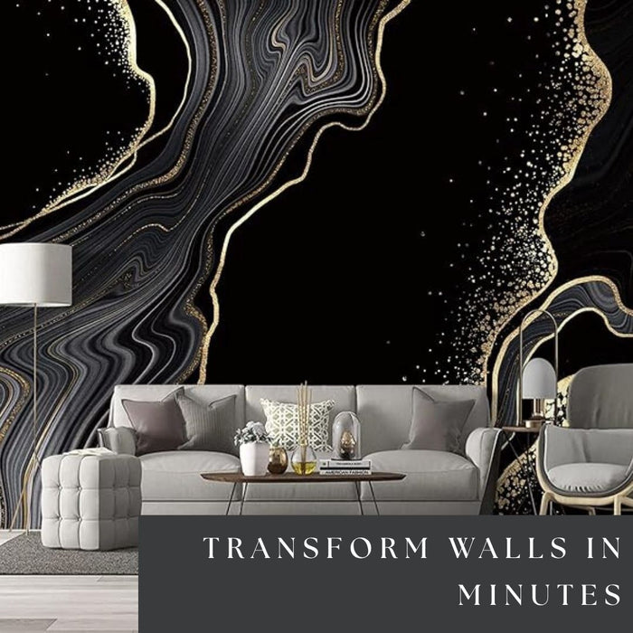 4/8FT 3D PVC Marble Wall Panels - BLD-1083