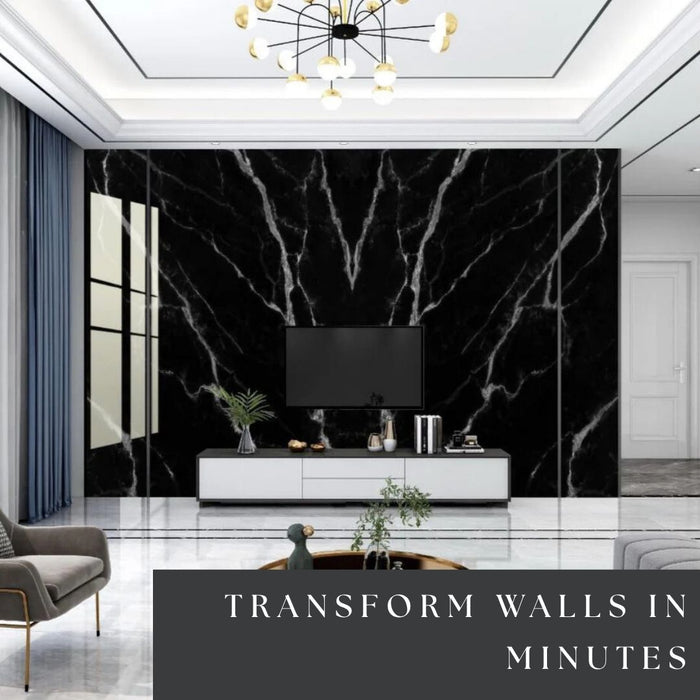 4/8FT 3D PVC Marble Wall Panels - BLD-1297