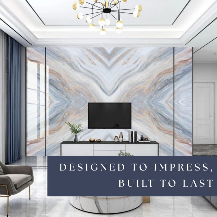 4/8FT 3D PVC Marble Wall Panels - BLD-776